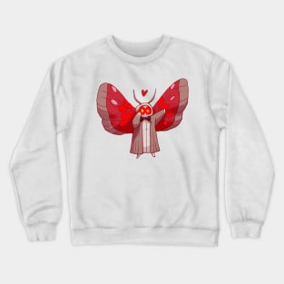 Moth Man Red Crewneck Sweatshirt